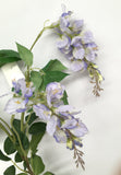 HP0041 Hanging Wisteria 103cm White / Purple