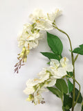 HP0041 Hanging Wisteria 103cm White / Purple