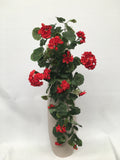 HP0042 Hanging Geranium Bush 77cm 5 Colours