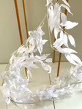 HP0070 Faux Willow Garland 180cm White Vines | ARTISTIC GREENERY
