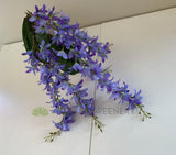 HP0073 Artificial Hanging Wisteria Bunch 68cm Purple | ARTISTIC GREENERY