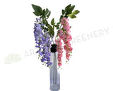 HP0087 Silk Hanging Wisteria 110cm Pink / Lilac| ARTISTIC GREENERY