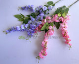 HP0087 Silk Hanging Wisteria 110cm Pink / Lilac| ARTISTIC GREENERY