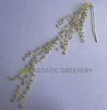 HP0091Artificial String of Teardrops 116cm Cream Artificial Hanging Plant Australia