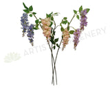 HP0041 Hanging Wisteria 103cm White / Purple