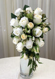 Teardrop Bouquet - White - Katie