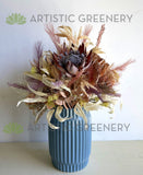 FA1122 - Dried Flower Look Arrangement (65cm Height) Natural Colour | ARTISTIC GREENERY