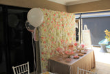 For Hire - Flower Wall (White & Pink) 210 x 210cm SALE $250 Hire Fee