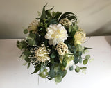 Round Bouquet - Rustic White - Chenelle