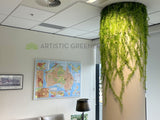 Schlumberger Australia (Perth) - artificial creepers climbing plants for column pillar | ARTISTIC GREENERY