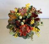 Artificial Round Native Bridal Bouquet - Native Flowers - Kate W | ARTISTIC GREENERY