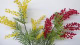 F0105 Wattle Spray 85cm Yellow / Red zoom