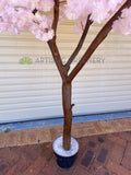 For Hire - Light Pink Artificial Blossom Tree 240cm (High Density) | ARTITIC GREENERY - Perth Event Hire Fake Plants