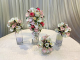 Teardrop Bouquet - Pink & White - Cheryl W