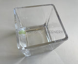 Clear Glass Vase - Square / Fish Bowl