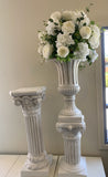 Fibreglass Roman Style Decorative Urn & Pedestal (Greek Column) (Code: FG-77008 & 77012-70)