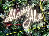 For Hire - Neon Sign 4 Styles - Couple / Marry Me / Love / Happy Birthday  (Code: HI0052) | ARTISTIC GREENERY 