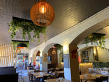 Chelsea Pizza (Nedlands) - Custom Designed Hanging Greenery Panels for Restaurant | ARTISTIC GREENERY