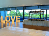 Affordable Wedding Hire Perth - Decorations for Tables / Backdrop / Welcome Sign (Naomi & Chris) | ARTISTIC GREENERY