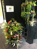 The Downpipe Vertical Garden (at Home Show Perth) 2018 - Variety of Artificial Flowers & Greenery