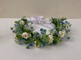 Flower Girl Crown - Blue | ARTISTIC GREENERY