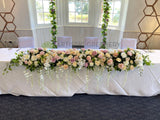 For Hire - Bridal Table Flower / Floral Backdrop 220cm wide x  240cm tall (adjustable) Code: HI0043 | ARTISTIC GREENERY