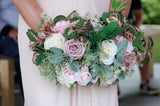 Round Bouquet - Pink & White - Nicola H