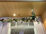 Mulberry Cards & Gifts Karrinyup  - Rose Vines for Shop Front Signage | ARTISTIC GREENERY Commerical Fitout with Artificial Flowers WA