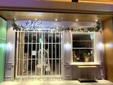 Mulberry Cards & Gifts Karrinyup  - Rose Vines for Shop Front Signage | ARTISTIC GREENERY Commerical Fitout with Artificial Flowers WA