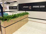 Caffissimo Cafe Kiosk Whitford  - Small Greenery for Built-in Planters / Booths | ARTISTIC GREENERY Commerical Fitout with Artificial Plants WA