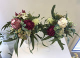 Round / Natural Bouquet - Maroon & Burgundy Native Flowers - Ashleah