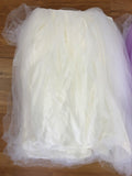 For Hire - White / Purple Tutu Table Skirt (Code: HI0007)