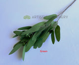 LEA0056 Faux Gum Leaves with Seeds Gum Leaf 88cm Real Touch 3 Colours | ARTISTIC GREENERY