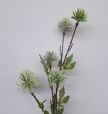 LEA0059 Thistle Greenery Spray 82cm Green