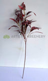 LEA0113PUR Artificial Seeded Gum Leaves 88cm Purple | ARTISTIC GREENERY