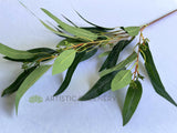 LEA0103 Artificial Seeded Gum Leaves 88cm | ARTISTIC GREENERY