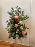 FA1085 - Mixed Australian Native Floral Arrangement 100cm Tall (for Church)