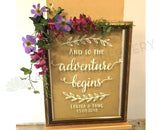 Wedding easel welcome sign