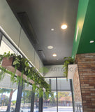 MK Pizza Coolbellup  - Hanging Greenery for Built-in Planters and Shelf | ARTISTIC GREENERY Commerical Fitout with Artificial Plants WA