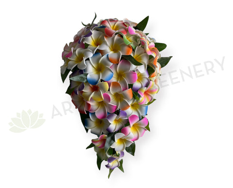 Teardrop Bouquet - Rainbow Colour Frangipani - Maigen D