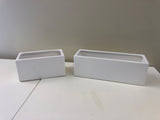 Ceramic Rectangle Planter / Pot (code: RECTCERWHI-9209) 2 Sizes  - White