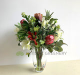 FA1114 - Artificial Bespoke Australian Natives & Magnolia Floral Arrangement (70cm Height) REF: Renee T | ARTISTIC GREENERY