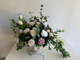 FA1101 - Rose Flower Arrangement in Urn (65cm Height)