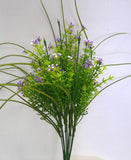 SP0082 Wild Flower Bush 40cm Purple / White