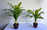 SP0124 Faux Dracena Fragrans 80cm / 88cm 2 Sizes (Evergreen Plant) | ARTISTIC GREENERY