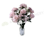 SP0285 Pink Rose Bunch 48cm