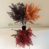 SP0325 Faux Maidenhair Fern Leave Bunch 50cm Brown / Red /  Orange | ARTISTIC GREENERY