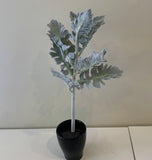 SP0335 Artificial Grey Dusty Miller / Silver Ragwort Foliage 39cm | ARTISTIC GREENERY