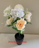 SP0349 Silk Mixed Flower Bunch 29cm 6 Colours | ARTISTIC GREENERY