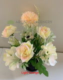 SP0349 Silk Mixed Flower Bunch 29cm 6 Colours | ARTISTIC GREENERY